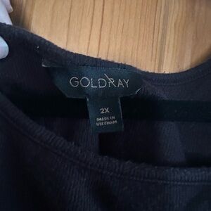 Goldray Black Top 2X